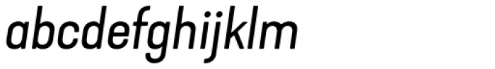 Kapra Neue Pro Regular Italic Expanded Rounded Font LOWERCASE
