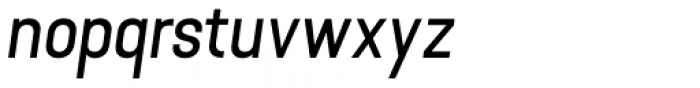 Kapra Neue Pro Regular Italic Expanded Font LOWERCASE