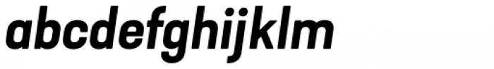 Kapra Neue Pro Semi Bold Italic Expanded Rounded Font LOWERCASE