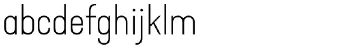 Kapra Neue Pro Thin Expanded Font LOWERCASE