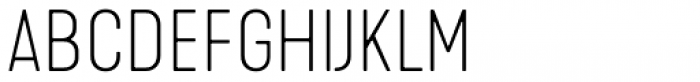 Kapra Neue Thin Expanded Font UPPERCASE