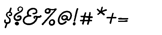 Kapriol Italic Font OTHER CHARS