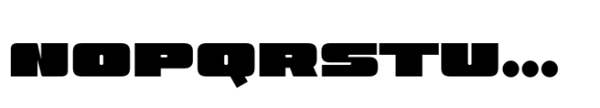 Kaput Caps Black Font LOWERCASE