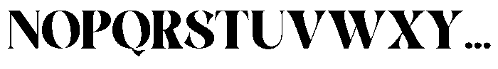 Karakin Font UPPERCASE