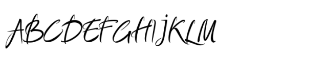 Karayel Handwritten Font UPPERCASE