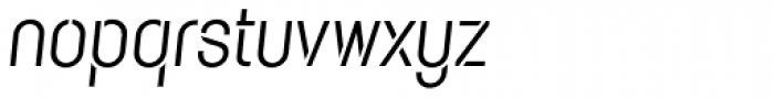 Karben 105 Stencil Regular Oblique Font LOWERCASE