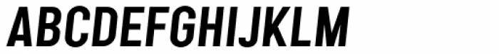 Karben 205 Black Oblique Font UPPERCASE