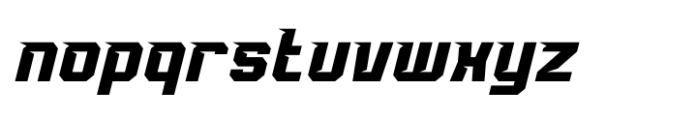 Karbu Speed Italic Font LOWERCASE