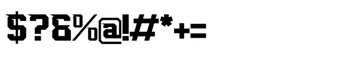 Karbu Speed Regular Font OTHER CHARS