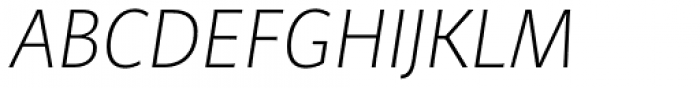 Kardinal Light Italic Font UPPERCASE