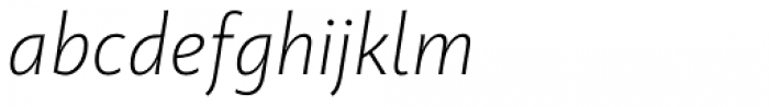 Kardinal Light Italic Font LOWERCASE
