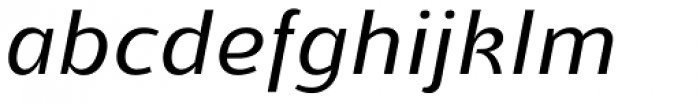Kareemah Medium Italic Font LOWERCASE