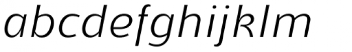 Kareemah Regular Italic Font LOWERCASE