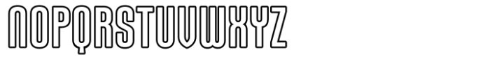 Karepe FX Medium Outline Font UPPERCASE