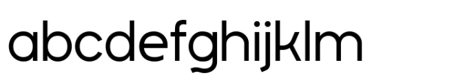 Kargo Sans Regular Font LOWERCASE