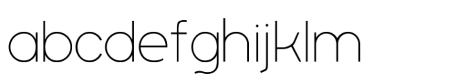 Kargo Sans Thin Font LOWERCASE