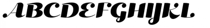 Kari Display A Italic Font UPPERCASE