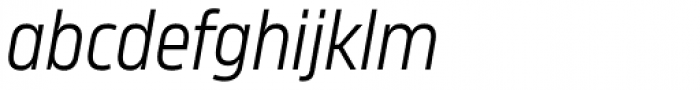 Karibu Condensed Book Italic Font LOWERCASE