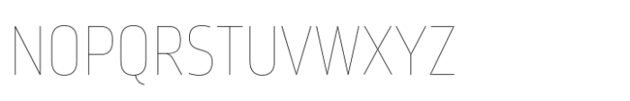 Karibu Condensed Hairline Font UPPERCASE
