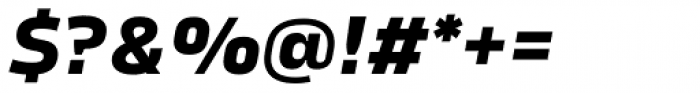 Karibu Expanded Bold Italic Font OTHER CHARS