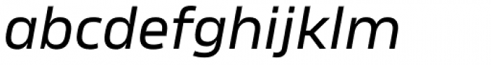 Karibu Expanded Regular Italic Font LOWERCASE