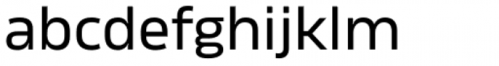 Karibu Expanded Regular Font LOWERCASE