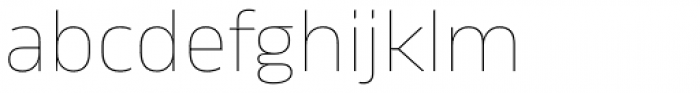 Karibu Expanded Ultra Thin Font LOWERCASE
