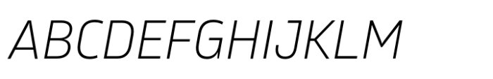 Karibu Light Italic Font UPPERCASE