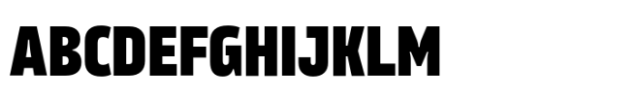 Karibu Narrow Extra Bold Font UPPERCASE