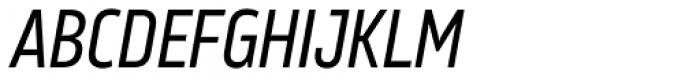 Karibu Narrow Regular Italic Font UPPERCASE