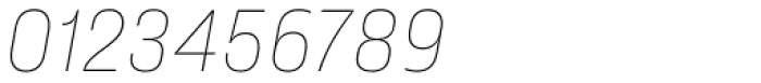 Karibu Ultra Thin Italic Font OTHER CHARS
