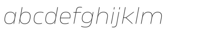 Karibu Wide Ultra Thin Italic FONT