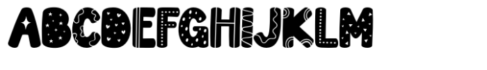 Karina Fun Font UPPERCASE