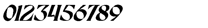 Karis Blackletter Italic Font OTHER CHARS