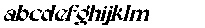 Karis Blackletter Italic FONT