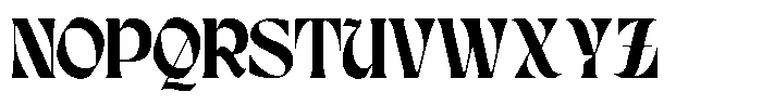 Karis Blackletter Regular Font UPPERCASE