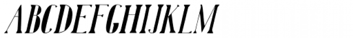 Karl Black Oblique Font UPPERCASE