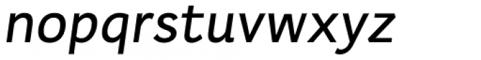 Karlo Sans Medium Italic Font LOWERCASE