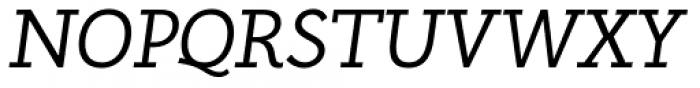 Karlo Serif Italic Font UPPERCASE