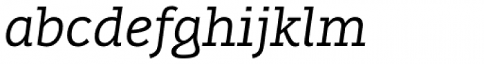 Karlo Serif Italic Font LOWERCASE