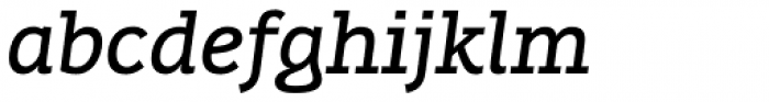 Karlo Serif Medium Italic Font LOWERCASE