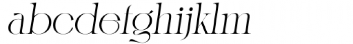 Karlotte Italic Font LOWERCASE