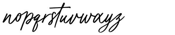 Karme Script Font LOWERCASE