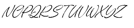 Karmically Italic Font UPPERCASE