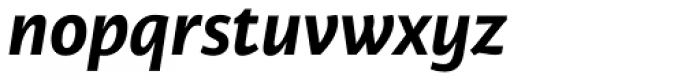 Karmina Sans Basic Bold Italic Font LOWERCASE