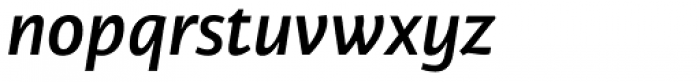 Karmina Sans Basic SemiBold Italic Font LOWERCASE