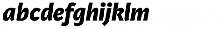 Karmina Sans ExtraBold Italic Font LOWERCASE