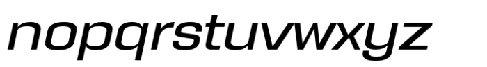 Karnchang Expanded Italic Font LOWERCASE