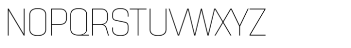 Karnchang Semi Condensed Thin Font UPPERCASE