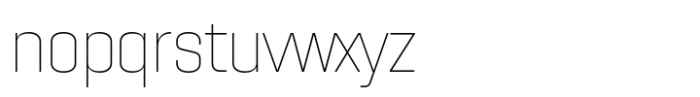Karnchang Semi Condensed Thin Font LOWERCASE